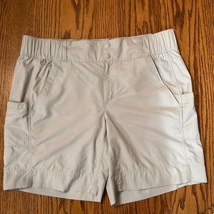 Columbia powder blue shorts 8” inseam, 14